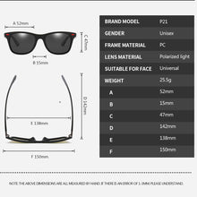 Load image into Gallery viewer, Classic Polarized Sunglasses Men Women Brand Design Driving Square Frame Sun Glasses Male Goggle UV400 Gafas De Sol