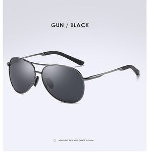 Classic Polarized Sunglasses for Men Women Pilot Aviation Driving Fishing Outdoor Sun Glasses Metal Frame Mirror Lens UV400