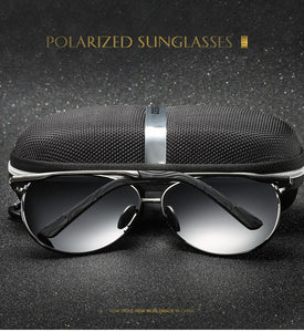 Classic Polarized Sunglasses for Men Women Pilot Aviation Driving Fishing Outdoor Sun Glasses Metal Frame Mirror Lens UV400