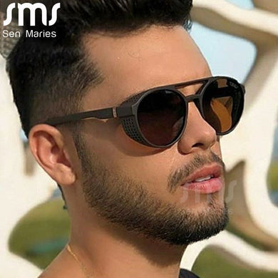 Classic Punk Sunglasses Men Brand Designer Sunglasses Men Vintage Sun Glasses for Men Steampunk Oculos De Sol Gafas UV400
