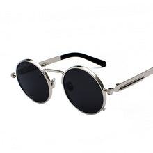 Load image into Gallery viewer, Classic Punk Sunglasses Retro Men&#39;s Women&#39;s Round Metal Sunglasses 2023  Brand Men&#39;s Gothic Glasses UV400