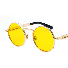 Load image into Gallery viewer, Classic Punk Sunglasses Retro Men&#39;s Women&#39;s Round Metal Sunglasses 2023  Brand Men&#39;s Gothic Glasses UV400