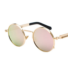 Load image into Gallery viewer, Classic Punk Sunglasses Retro Men&#39;s Women&#39;s Round Metal Sunglasses 2023  Brand Men&#39;s Gothic Glasses UV400