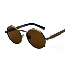 Load image into Gallery viewer, Classic Punk Sunglasses Retro Men&#39;s Women&#39;s Round Metal Sunglasses 2023  Brand Men&#39;s Gothic Glasses UV400