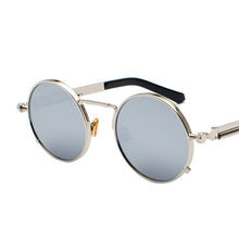 Load image into Gallery viewer, Classic Punk Sunglasses Retro Men&#39;s Women&#39;s Round Metal Sunglasses 2023  Brand Men&#39;s Gothic Glasses UV400