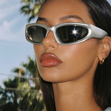 Load image into Gallery viewer, Classic Punk Sunglasses Women Steampunk Eyeglasses Sports Sun Glasses Men Goggle Shades Mirror Y2K Eyewear Vintage UV400