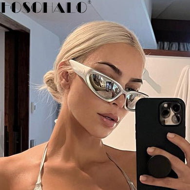 Classic Punk Sunglasses Women Steampunk Eyeglasses Sports Sun Glasses Men Goggle Shades Mirror Y2K Eyewear Vintage UV400