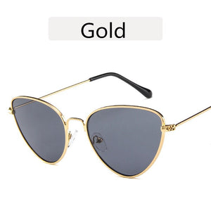 Classic Retro Cat Eye Metal Glasses Frame Sexy Pink Ladies Glasses Frame Men Optical Prescription Glasses