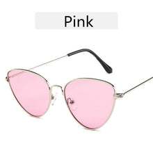 Load image into Gallery viewer, Classic Retro Cat Eye Metal Glasses Frame Sexy Pink Ladies Glasses Frame Men Optical Prescription Glasses