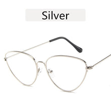 Load image into Gallery viewer, Classic Retro Cat Eye Metal Glasses Frame Sexy Pink Ladies Glasses Frame Men Optical Prescription Glasses