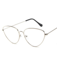 Load image into Gallery viewer, Classic Retro Cat Eye Metal Glasses Frame Sexy Pink Ladies Glasses Frame Men Optical Prescription Glasses