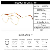 Load image into Gallery viewer, Classic Retro Double Beam Men Glasses Frames Metal Alloy Designer Pilot Frame For Myopia Reading Prescription Eyeglasses M1876