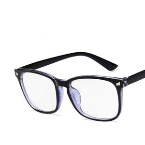 Classic Retro Flat Mirror  Design Ladies Computer Glasses Frame Male Optical Prescription Glasses Mens Accessories 2019
