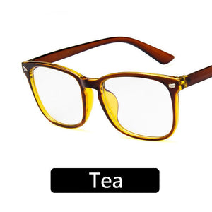 Classic Retro Flat Mirror  Design Ladies Computer Glasses Frame Male Optical Prescription Glasses Mens Accessories 2019