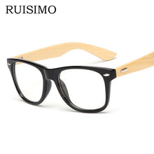 Load image into Gallery viewer, Classic Retro Lens Nerd wood Glasses frames brand designer Men Women Eyeglasses Optical Eyewear glasses for women men