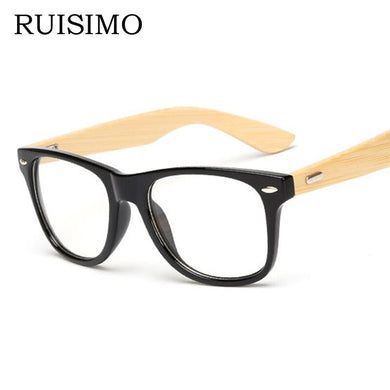 Classic Retro Lens Nerd wood Glasses frames brand designer Men Women Eyeglasses Optical Eyewear glasses for women men