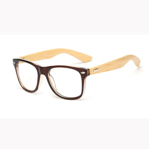 Classic Retro Lens Nerd wood Glasses frames brand designer Men Women Eyeglasses Optical Eyewear glasses for women men