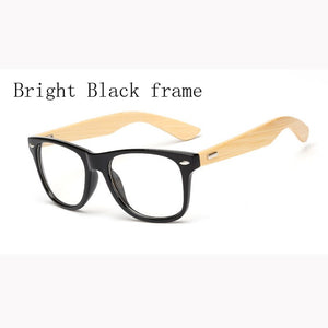 Classic Retro Lens Nerd wood Glasses frames brand designer Men Women Eyeglasses Optical Eyewear glasses for women men