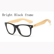 Load image into Gallery viewer, Classic Retro Lens Nerd wood Glasses frames brand designer Men Women Eyeglasses Optical Eyewear glasses for women men