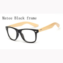 Load image into Gallery viewer, Classic Retro Lens Nerd wood Glasses frames brand designer Men Women Eyeglasses Optical Eyewear glasses for women men