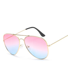 Carica l'immagine nel visualizzatore di Gallery, Classic Retro Pilot Ocean Colorful Sunglasses For Women Men  Unisex Aviation Metal Red Sun Glasses Summer Driving 3025 Eyewear