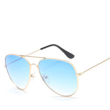 Carica l'immagine nel visualizzatore di Gallery, Classic Retro Pilot Ocean Colorful Sunglasses For Women Men  Unisex Aviation Metal Red Sun Glasses Summer Driving 3025 Eyewear