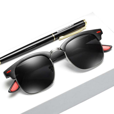 Classic Retro Polarized Sunglasses Men Women Brand Designer Rivet Lighter Design Female Male Sun Glasses Eyewear