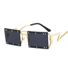 Load image into Gallery viewer, Classic Retro Rimless Sunglasses Women Brand Vintage Travel Small Rectangle Sun Glasses Female Oculos Lunette De Soleil Femm