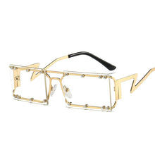 Load image into Gallery viewer, Classic Retro Rimless Sunglasses Women Brand Vintage Travel Small Rectangle Sun Glasses Female Oculos Lunette De Soleil Femm