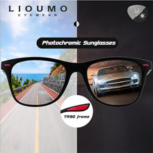 Load image into Gallery viewer, Classic Retro Square Sunglasses Men Polarized Women Glasses Photochromic Lens For Safe Driving gafas fotocromaticas para hombre