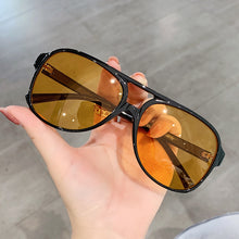 Load image into Gallery viewer, Classic Retro Vintage Aviation Pilot Sunglasses Women Men Big Large Oversized Frame  Designer Shades 70s Sun Glasses
