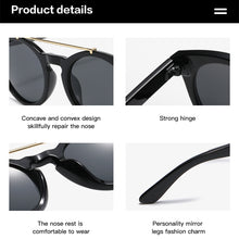 Load image into Gallery viewer, Classic Retro Vintage Aviation Pilot Sunglasses Women Men Big Large Oversized Frame  Designer Shades 70s Sun Glasses