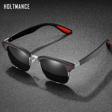 Load image into Gallery viewer, Classic Rivet Polarized Sunglasses Men Women Brand Designer TR90 Legs Lighter Design Female Male Sun Glasses With Packing