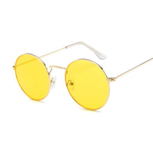 Load image into Gallery viewer, Classic Round Alloy Sunglasses Women Brand Designer Small Frame Sun Glasses Female Vintage Metal Oculos Feminino