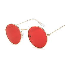 Load image into Gallery viewer, Classic Round Alloy Sunglasses Women Brand Designer Small Frame Sun Glasses Female Vintage Metal Oculos Feminino