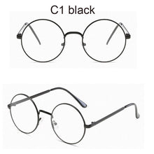Load image into Gallery viewer, Classic Round Clear Lens Nerd Frames Women Fake Glasses Eyeglasses Frame  Vintage Circle Eyewear Transparent Oculos
