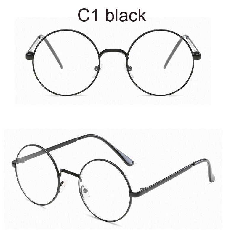 Classic Round Clear Lens Nerd Frames Women Fake Glasses Eyeglasses Frame  Vintage Circle Eyewear Transparent Oculos