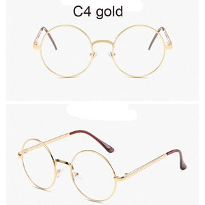 Classic Round Clear Lens Nerd Frames Women Fake Glasses Eyeglasses Frame  Vintage Circle Eyewear Transparent Oculos