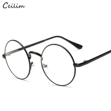Load image into Gallery viewer, Classic Round Clear Lens Nerd Frames Women Fake Glasses Eyeglasses Frame 2023 Vintage Circle Eyewear Transparent Oculos