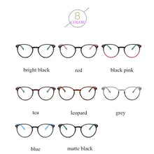 Load image into Gallery viewer, Classic Round Glasses Frame Female Optical Men Women Plastic Vintage Retro Clear Lens Eyeglasses Frame Male Oculos De Grau