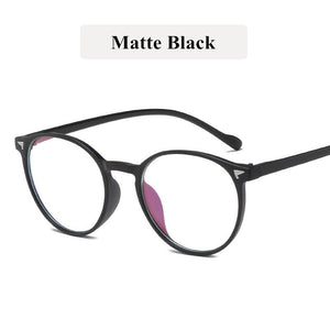 Classic Round Glasses Frame Female Optical Men Women Plastic Vintage Retro Clear Lens Eyeglasses Frame Male Oculos De Grau