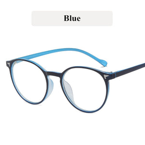 Classic Round Glasses Frame Female Optical Men Women Plastic Vintage Retro Clear Lens Eyeglasses Frame Male Oculos De Grau