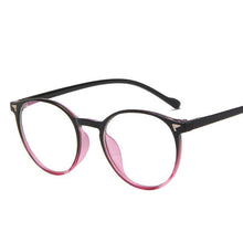Load image into Gallery viewer, Classic Round Glasses Frame Female Optical Men Women Plastic Vintage Retro Clear Lens Eyeglasses Frame Male Oculos De Grau