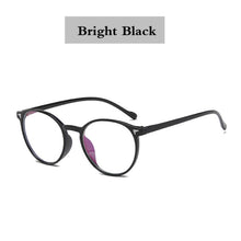 Load image into Gallery viewer, Classic Round Glasses Frame Female Optical Men Women Plastic Vintage Retro Clear Lens Eyeglasses Frame Male Oculos De Grau
