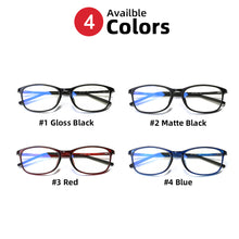 Load image into Gallery viewer, Classic Semi Rimless Anti Blue Light Blocking Glasses Men Square Ray Filter Eyeglasses Frames Computer Women Goggles очки