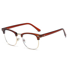 Load image into Gallery viewer, Classic Semi Rimless Anti Blue Light Glasses Men Photochromic Glasses Women Square Eyeglasses Computer Gaming Glasses Spectacles