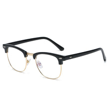 Load image into Gallery viewer, Classic Semi Rimless Anti Blue Light Glasses Men Photochromic Glasses Women Square Eyeglasses Computer Gaming Glasses Spectacles