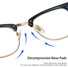 Load image into Gallery viewer, Classic Semi Rimless Anti Blue Light Glasses Men Photochromic Glasses Women Square Eyeglasses Computer Gaming Glasses Spectacles