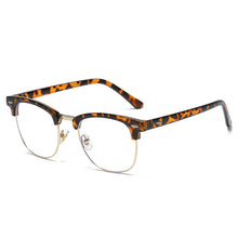 Load image into Gallery viewer, Classic Semi Rimless Anti Blue Light Glasses Men Photochromic Glasses Women Square Eyeglasses Computer Gaming Glasses Spectacles