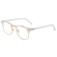 Load image into Gallery viewer, Classic Semi Rimless Glasses Men Women Retro Anti Blue Light Square Eyewear Frame Clear Lens Computer Optical Eyeglasses